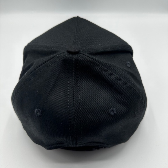 Cali-Fame Trump Make America Great Again Logo Black Trucker Hat Cap One Size - Picture 3 of 7